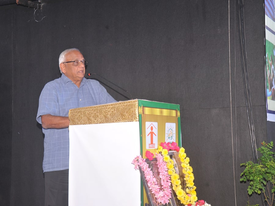 Mr. N Kumar, President BMKT addressing the gathering