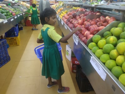 Visit to Pazhauir Nilayam (Vegetable shop)